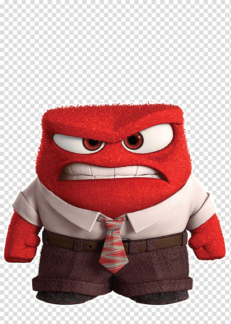 Inside Out Anger, Anger Pixar Emotion Sadness Feeling, inside out transparent background PNG clipart