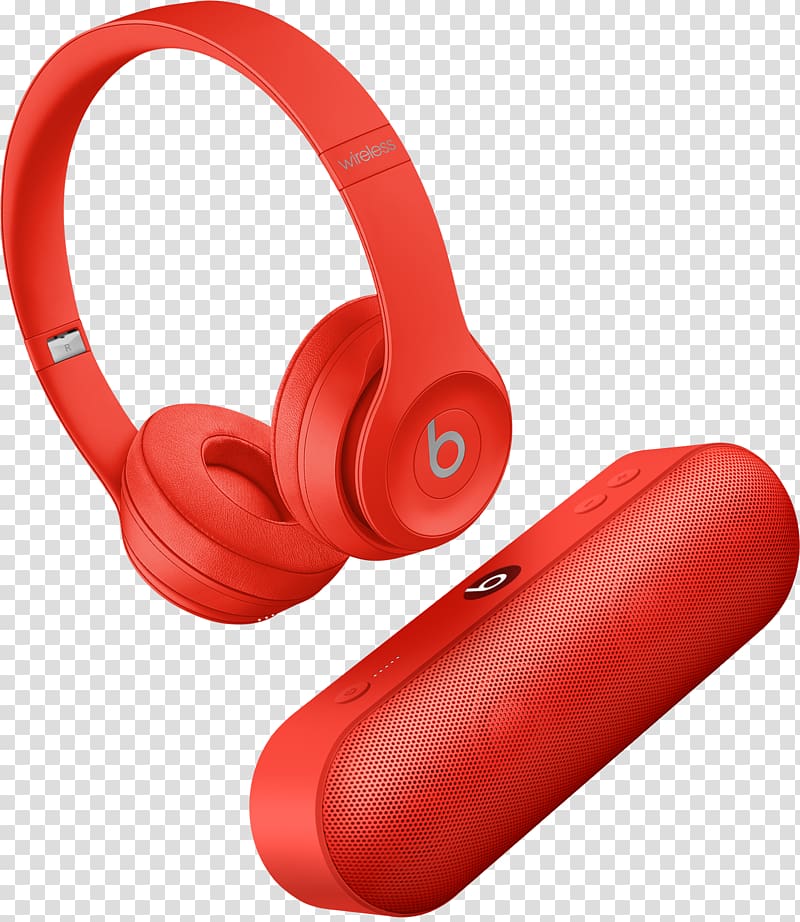 iPhone 7 Plus IPhone 8 Plus Product Red Beats Solo3 Beats Electronics, red headphones transparent background PNG clipart