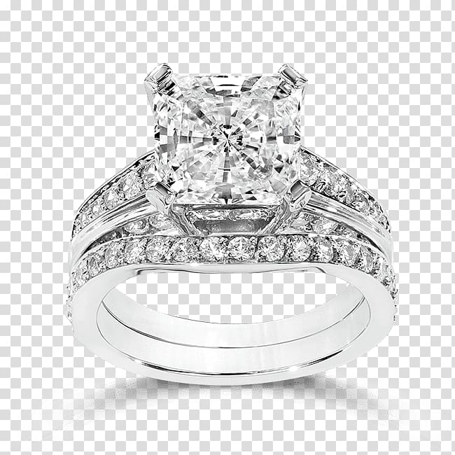 Princess cut Engagement ring Diamond cut Wedding ring, princess cut bridal sets transparent background PNG clipart