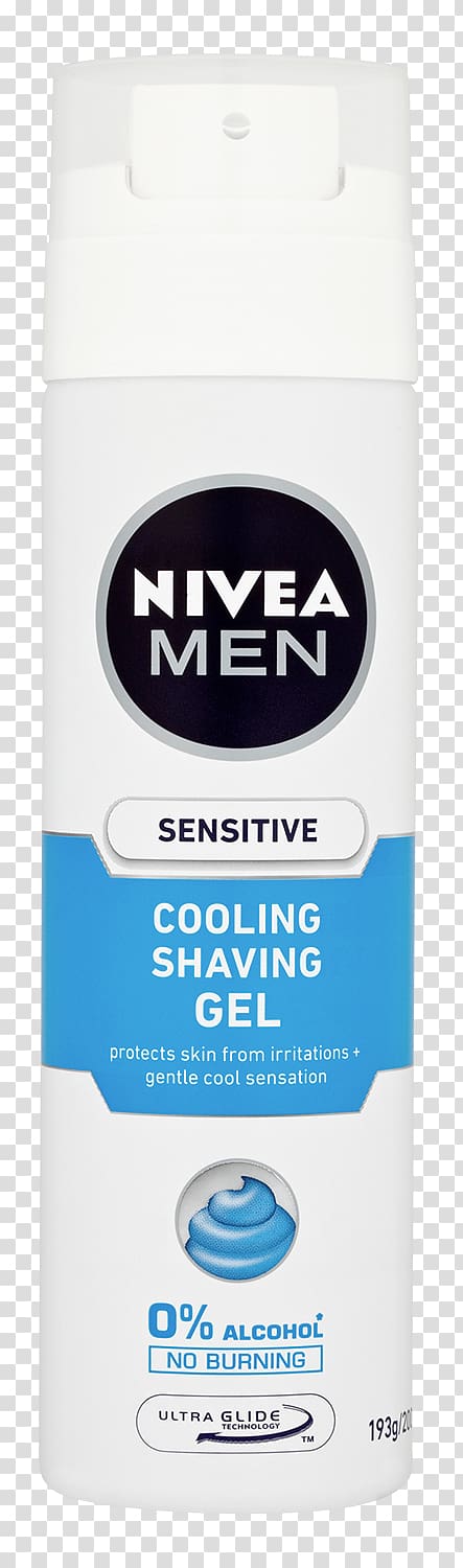 Lotion Nivea Shaving Cream Gel, shaving man transparent background PNG clipart