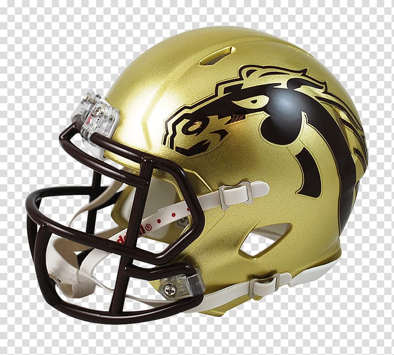 Face mask Western Michigan Broncos football Western Michigan University Denver Broncos American Football Helmets, speed ​​wolf transparent background PNG clipart