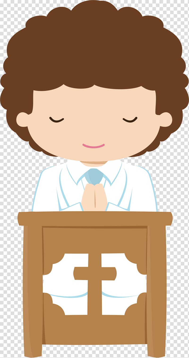 praying boy illustration, First Communion Eucharist Child , first Communion transparent background PNG clipart