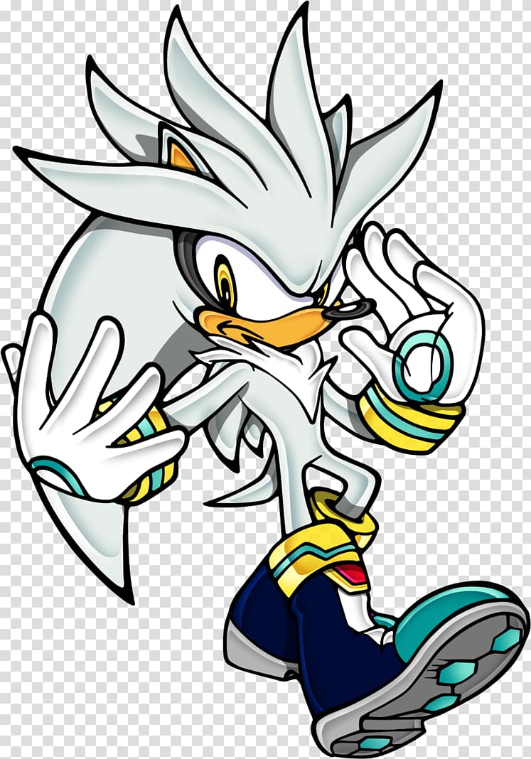 Shadow the Hedgehog Sonic the Hedgehog Silver the Hedgehog Drawing, silver transparent background PNG clipart