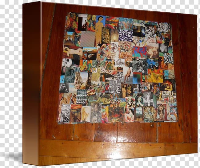 Collage Frames Painting Modern art, irregular border transparent background PNG clipart