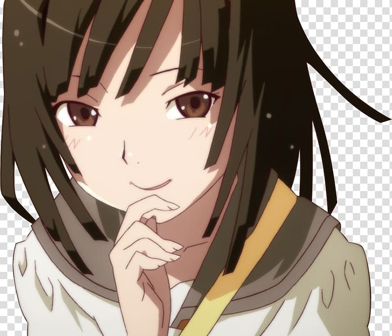 Smug Senjougahara face.jpg, Smug Anime Face
