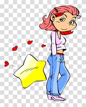 Virgo Woman , Jeans girl transparent background PNG clipart thumbnail