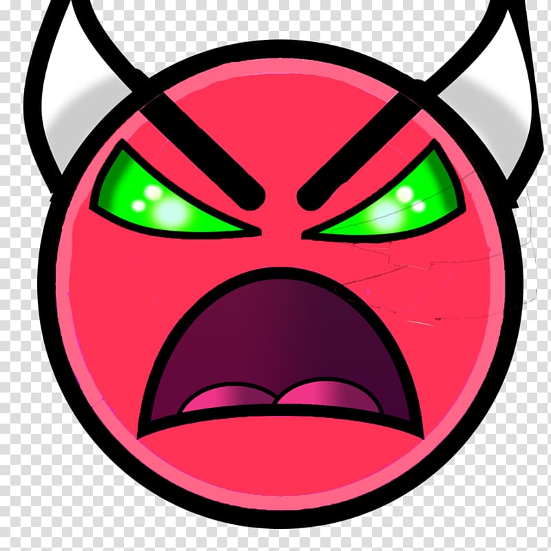 Geometry Dash Face YouTube, geomentry transparent background PNG clipart