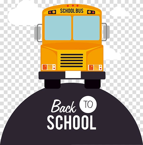School bus Student School bus, Cartoon yellow bus painted school season transparent background PNG clipart
