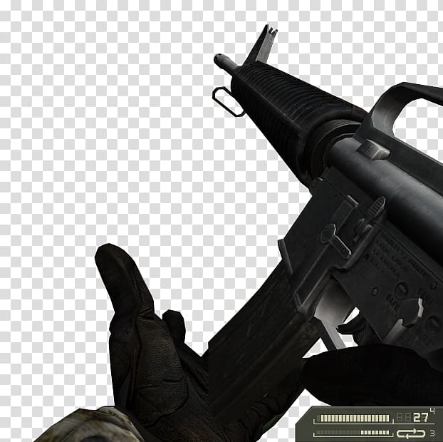 Battlefield 3 Battlefield: Bad Company 2 Battlefield 2 M16 rifle, assault riffle transparent background PNG clipart