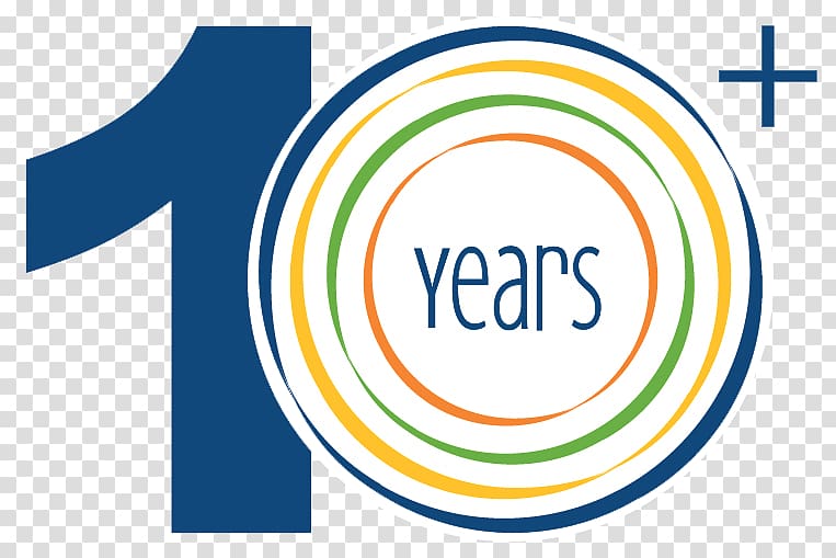 Organization Management consulting Logo Critical management studies, 10 anniversary transparent background PNG clipart