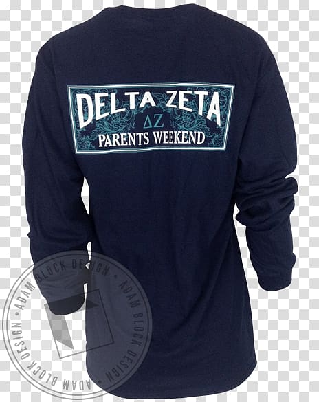 Sleeve T-shirt Delta Phi Epsilon Bluza, Long weekend transparent background PNG clipart