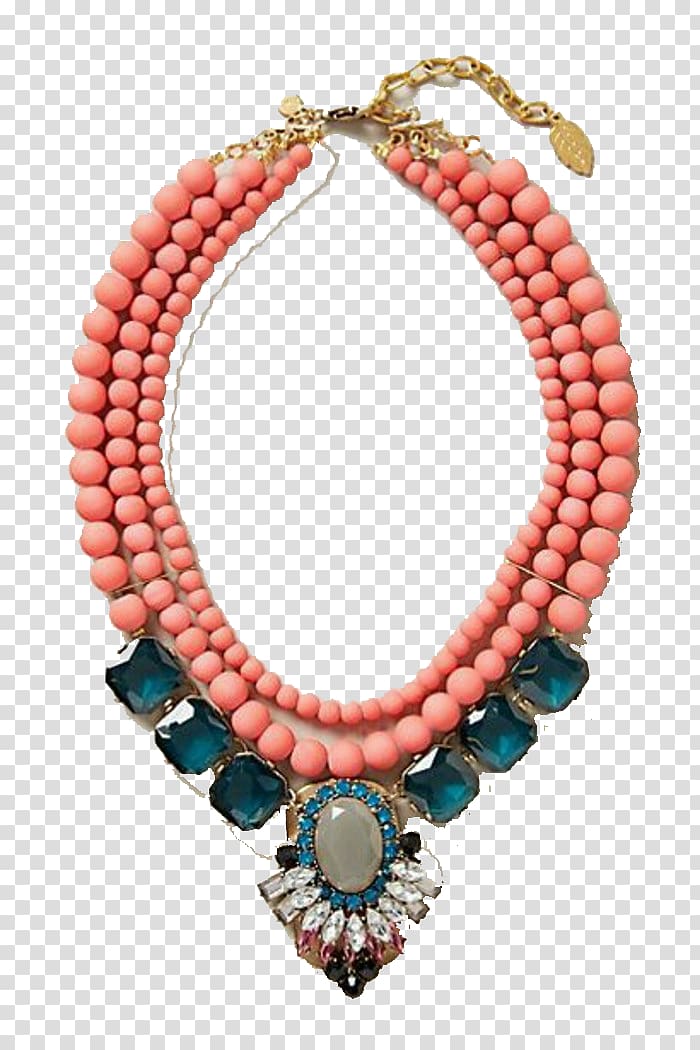 Necklace Turquoise Pendant Ring Jewellery, Creative necklace transparent background PNG clipart