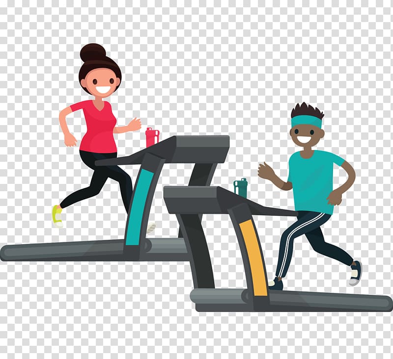 Treadmill Exercise Physical fitness Weight loss, others transparent background PNG clipart