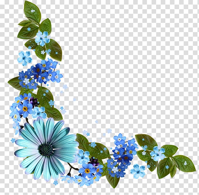Flower , forget me not transparent background PNG clipart