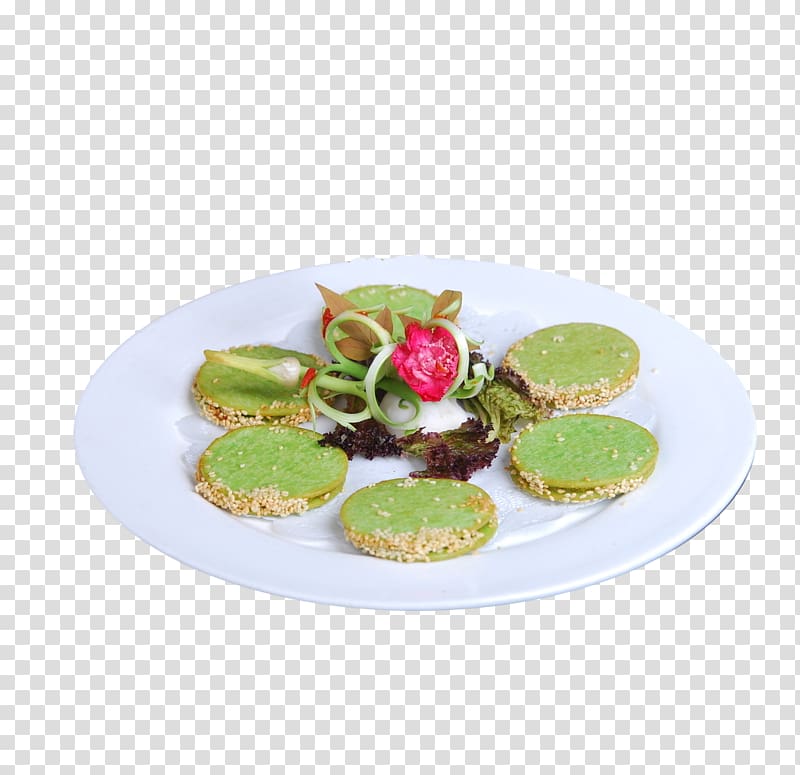 Green tea Dim sum Mochi Teacake, Product in kind, green tea pie transparent background PNG clipart