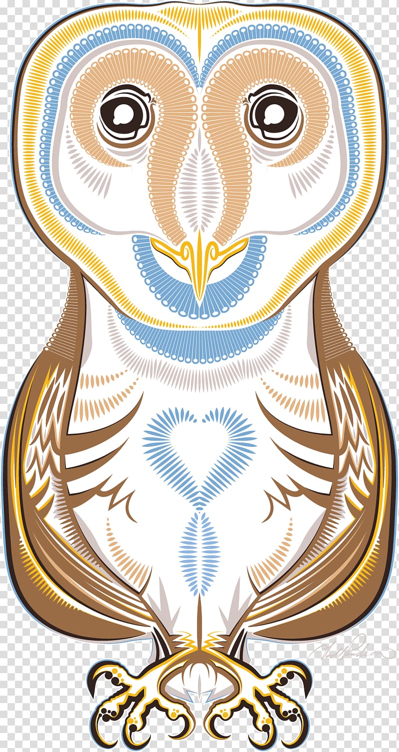 Barn owl Bird of prey Beak, owl transparent background PNG clipart