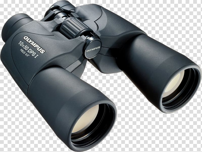 Binoculars Olympus Wide-angle lens Porro prism Field of view, Binocular transparent background PNG clipart