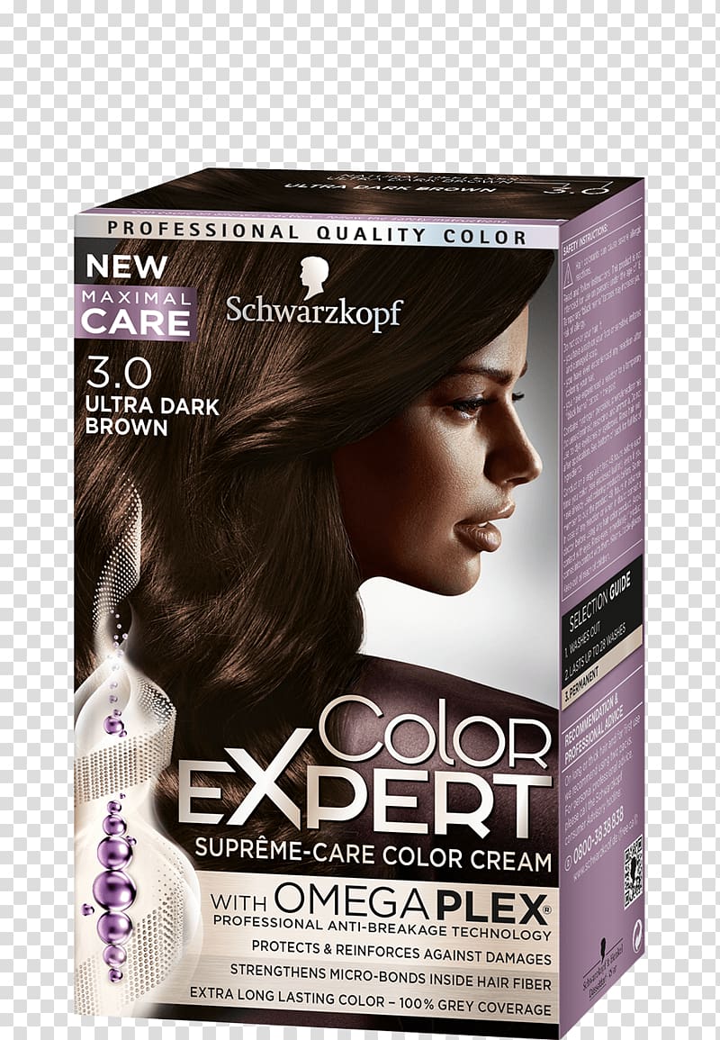Hair coloring Schwarzkopf Blond Chestnut, cream dark transparent background PNG clipart