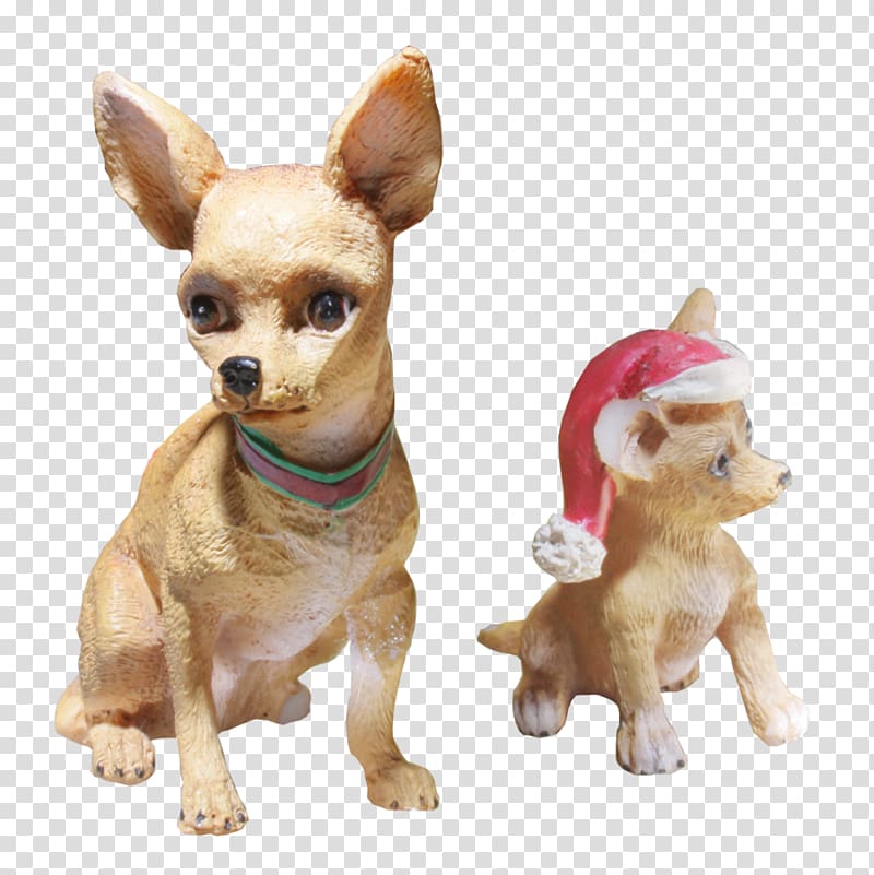 Chihuahua Russkiy Toy Puppy Dog breed Companion dog, dog statues transparent background PNG clipart