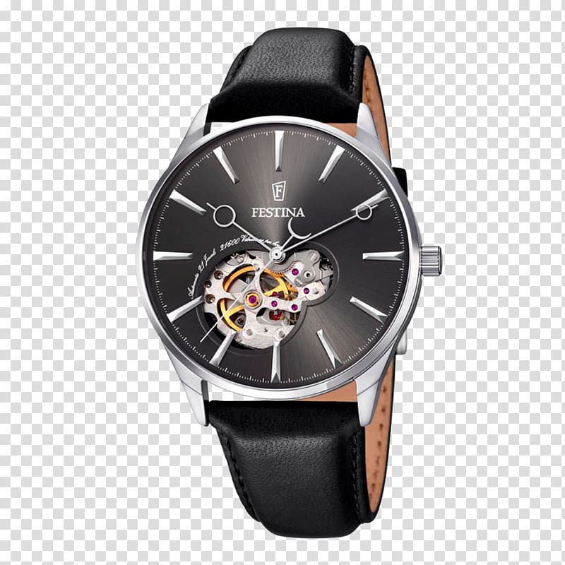 Festina Automatic watch Miyota 8215 Clock, watch transparent background PNG clipart