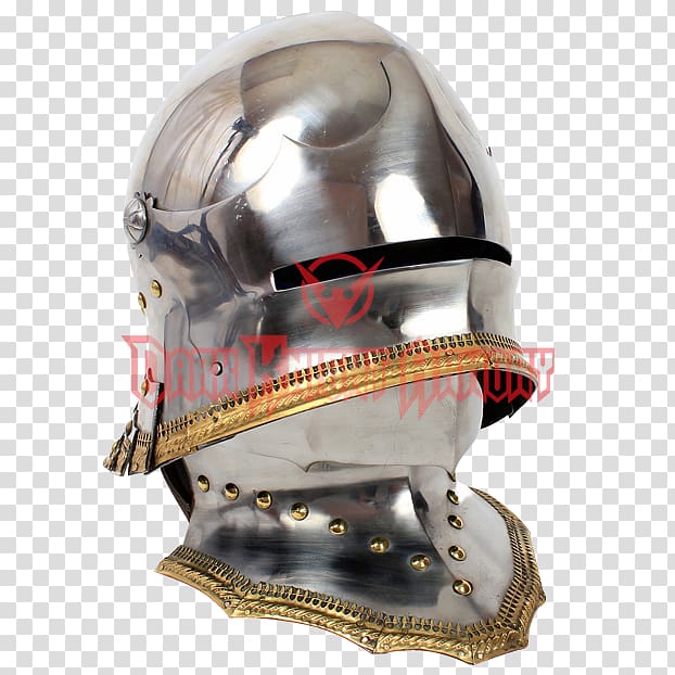Sallet Bevor Helmet Barbute Knight, Helmet transparent background PNG clipart