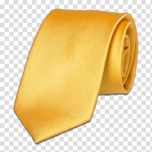 Necktie Silk Yellow Satin cloth, satin transparent background PNG clipart