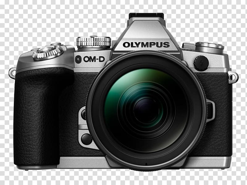 Olympus OM-D E-M1 Mark II Olympus OM-D E-M5 Olympus OM-D E-M1 16MP Mirrorless Digital Camera with 3-inch LCD Mirrorless interchangeable-lens camera Micro Four Thirds system, Camera transparent background PNG clipart