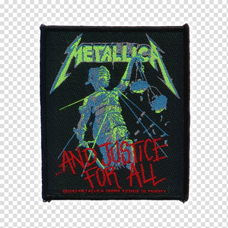 T-shirt Metallica ...And Justice for All Heavy metal Music, T-shirt transparent background PNG clipart