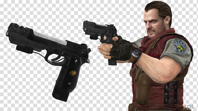 Resident Evil 5 Assault rifle Chris Redfield Albert Wesker Jill Valentine, Gold gun transparent background PNG clipart