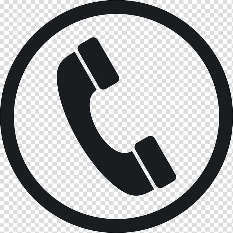 round black telephone logo, Telephone Icon, Phone File transparent background PNG clipart