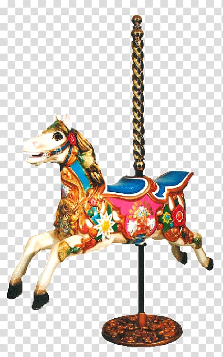 Flying Horse Carousel Amusement park Pony Mustang, horse Carousel transparent background PNG clipart