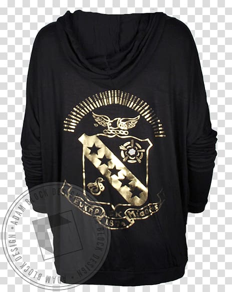 Hoodie Long-sleeved T-shirt Long-sleeved T-shirt Bluza, gold crest transparent background PNG clipart
