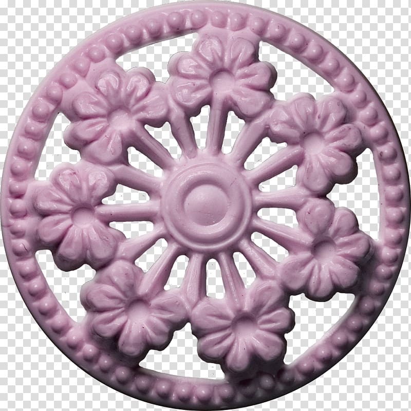 Pink M, bachelor button flower transparent background PNG clipart