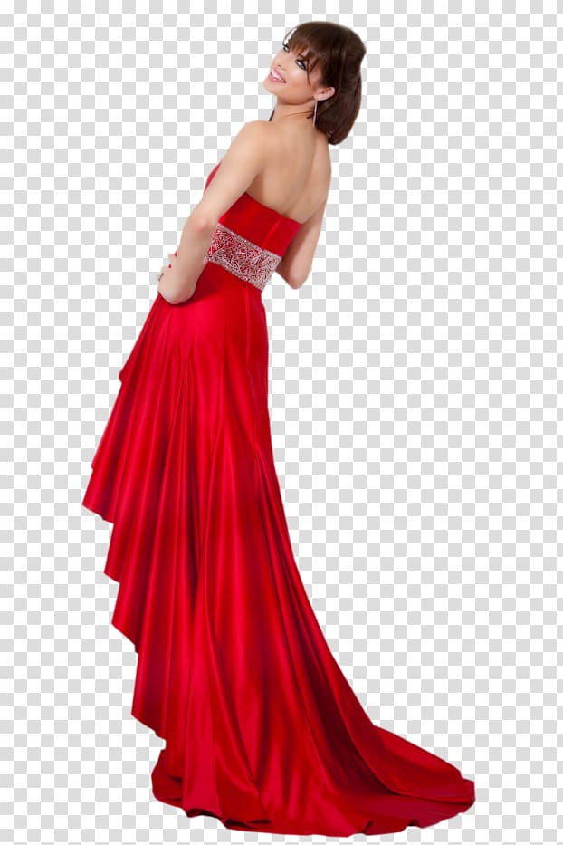 Evening gown Party dress Clothing, women dress transparent background PNG clipart
