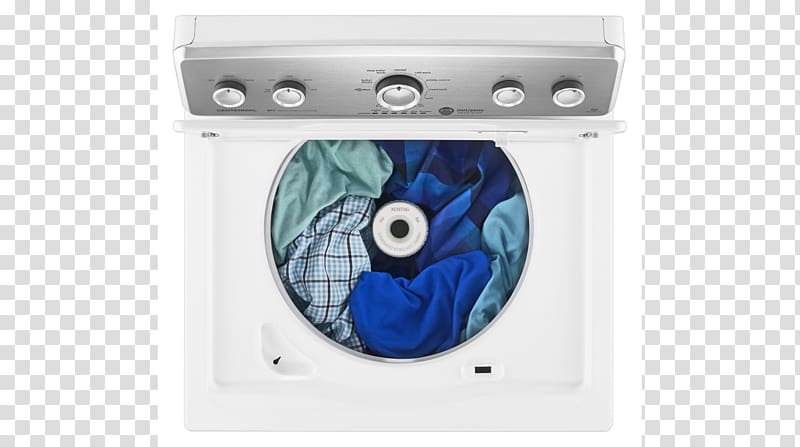 Major appliance Maytag MVWC415EW Washing Machines Home appliance, washer transparent background PNG clipart