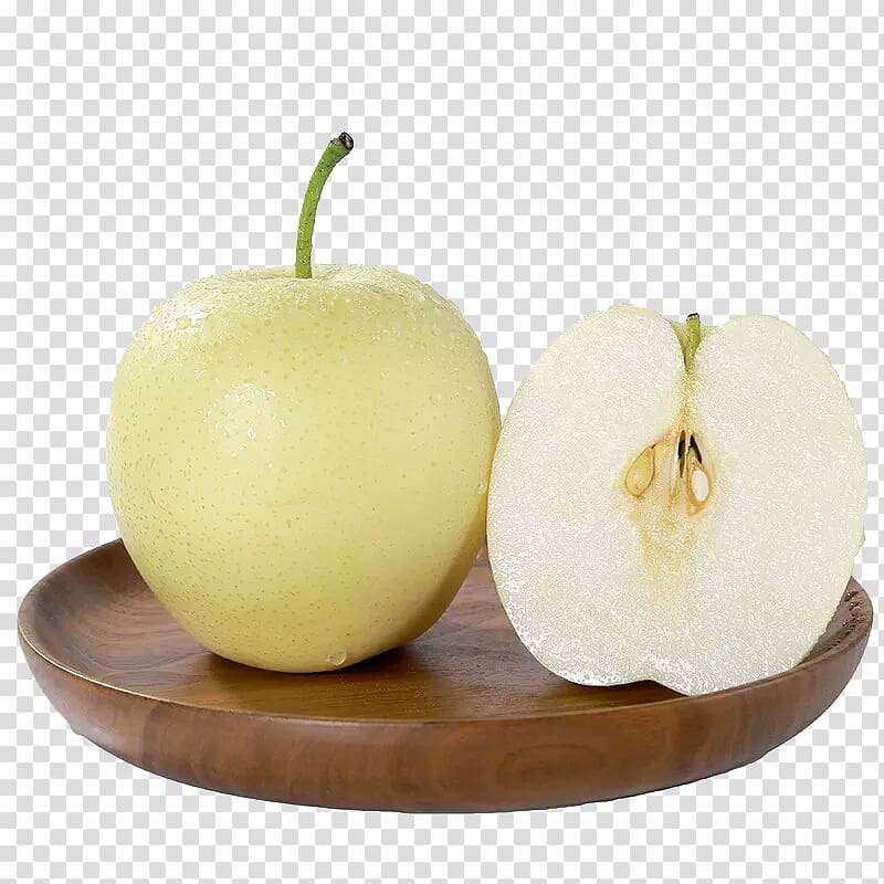 pears on wooden plate transparent background PNG clipart
