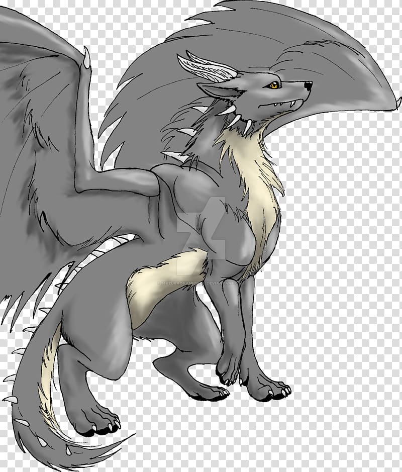 Dragon Wolfdog Drawing, bearded dragon transparent background PNG clipart