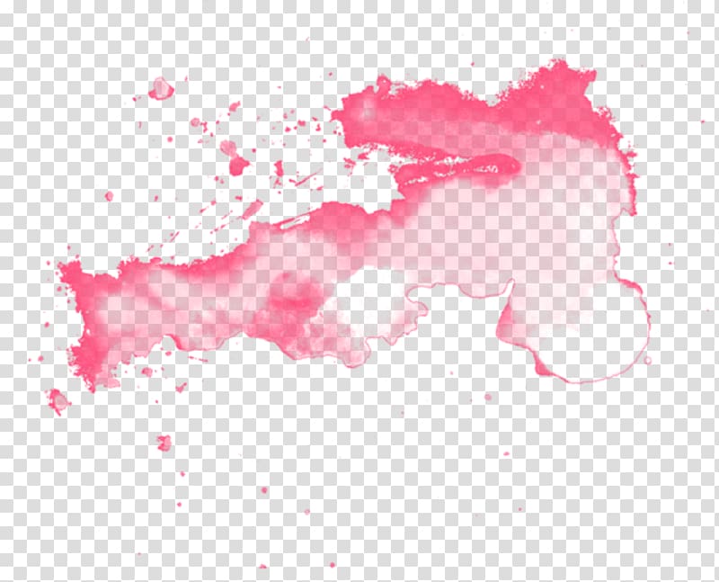 Watercolor painting Brush Drawing , 喷溅 transparent background PNG clipart