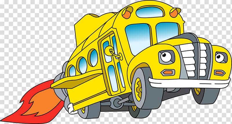 The Magic School Bus Television show, bus transparent background PNG clipart