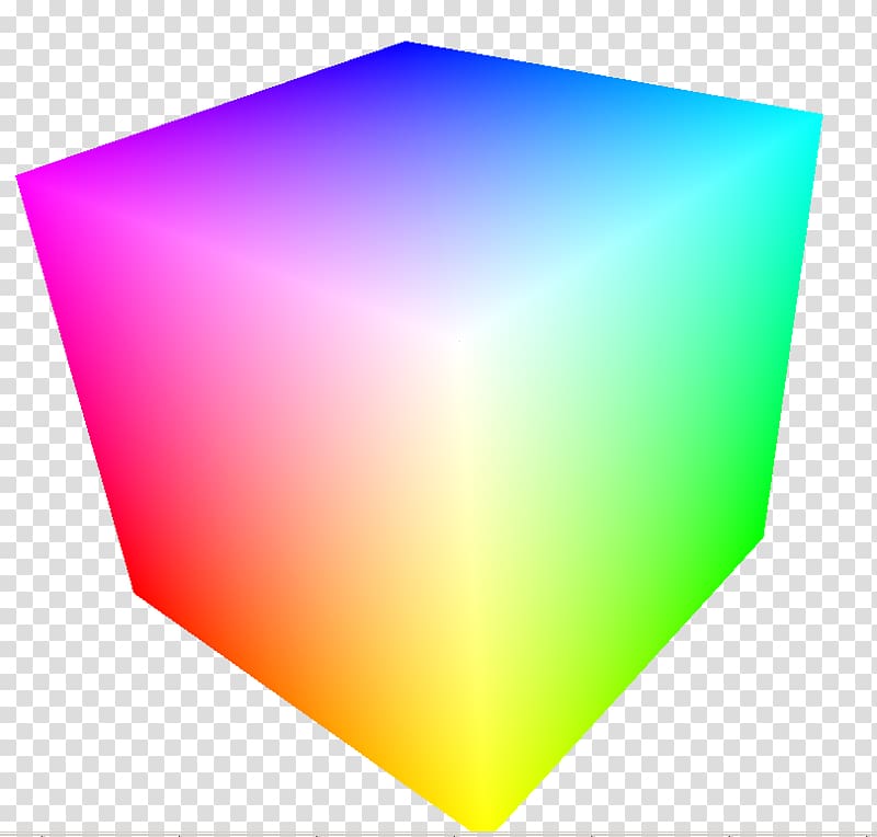 RGB color model RGB color space Cube, cube transparent background PNG clipart