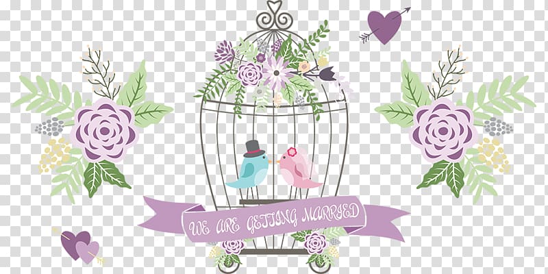 Cut Flowers Art Lavender Floral Design Wedding Banner Transparent Background Png Clipart Hiclipart