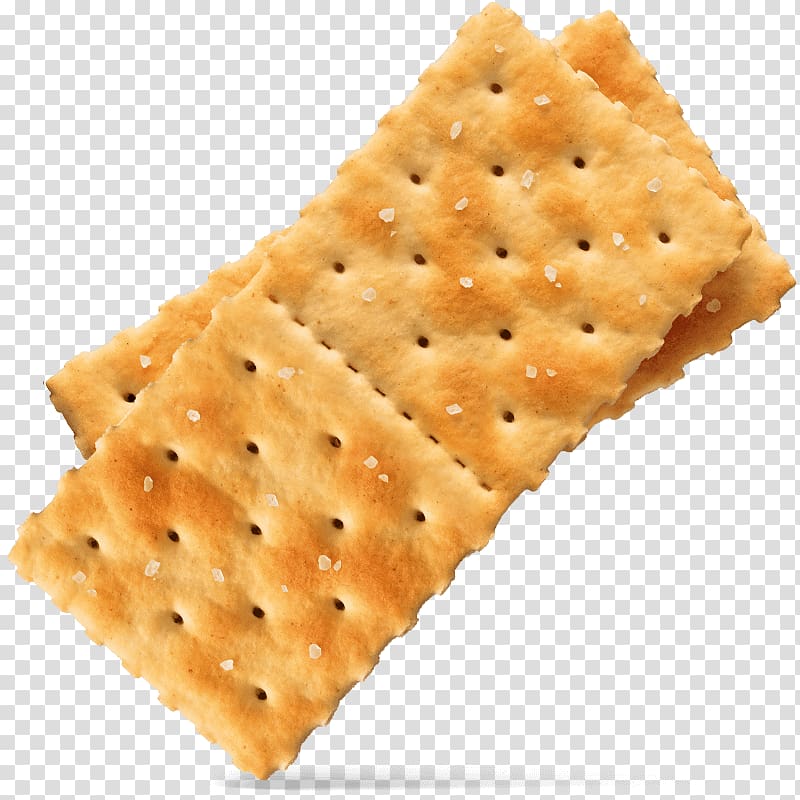 two crackers, Saltine cracker Food Biscuit Palm oil, cracker transparent background PNG clipart