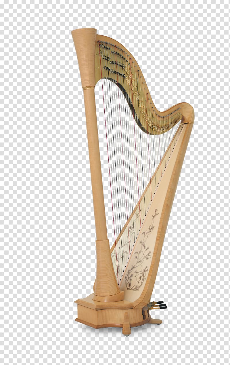 Camac Harps Pedal harp String Sound board, harp transparent background PNG clipart