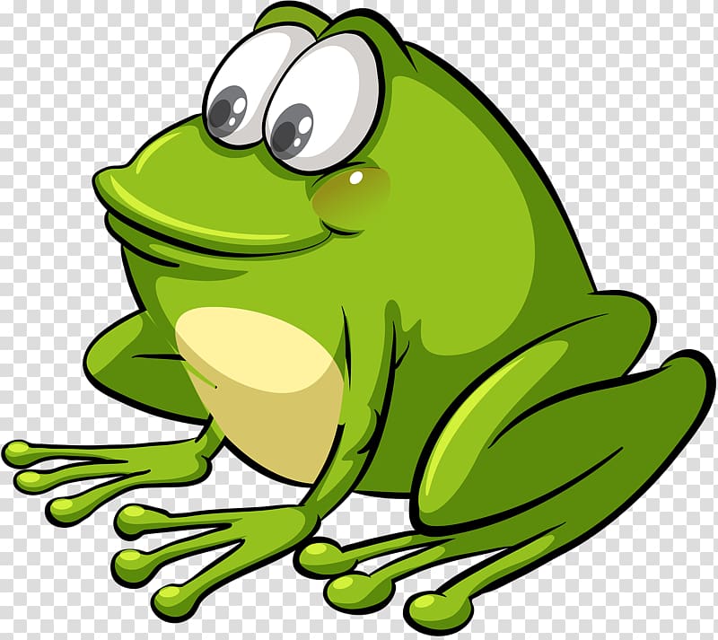 Flashcard , Cartoon frog transparent background PNG clipart