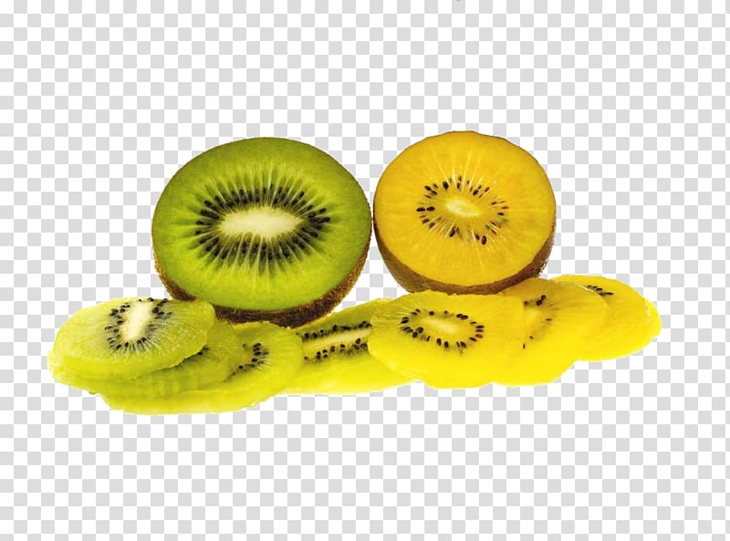 Kiwifruit Yellow Green White, Kiwi transparent background PNG clipart