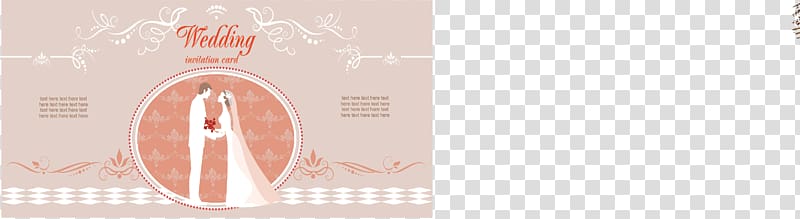 Paper Perfume Face Brand, Romantic wedding card transparent background PNG clipart