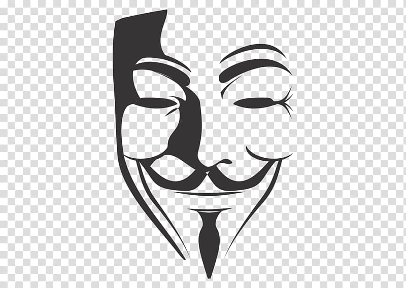 Guy Fawkes mask illustration, V for Vendetta , anonymous mask transparent background PNG clipart