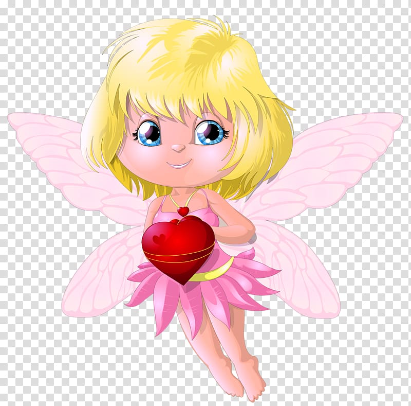 Valentine\'s Day Angel Love , Elf Girl transparent background PNG clipart