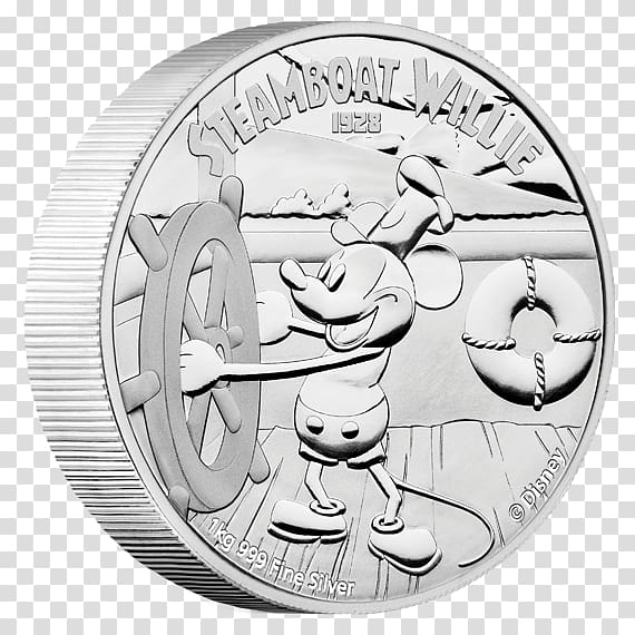 Mickey Mouse Minnie Mouse Daisy Duck Silver coin, mickey mouse transparent background PNG clipart