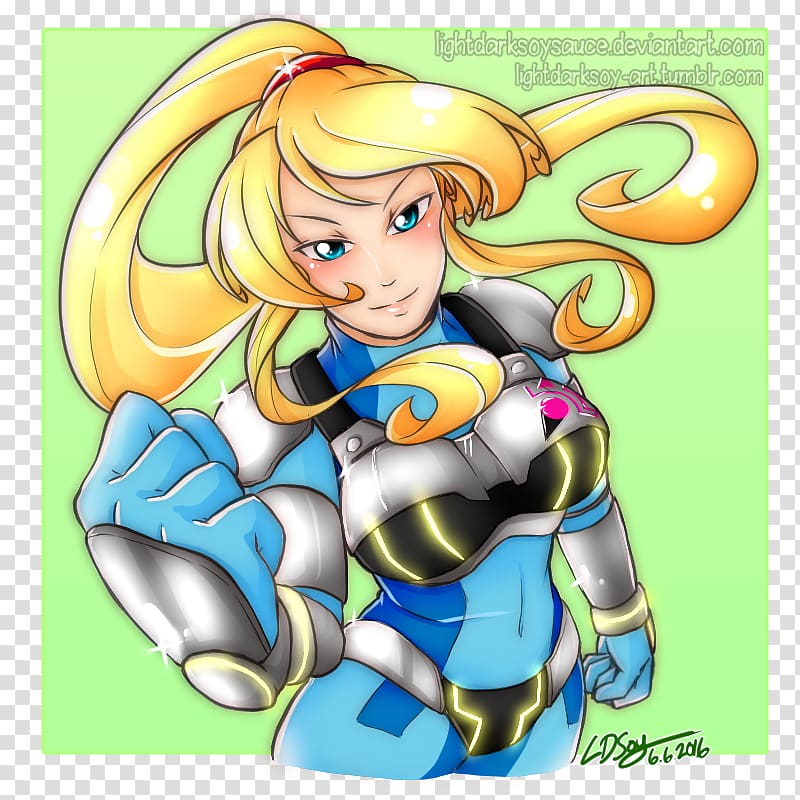 Samus Aran Suit Illustration Powered exoskeleton, light suit transparent background PNG clipart